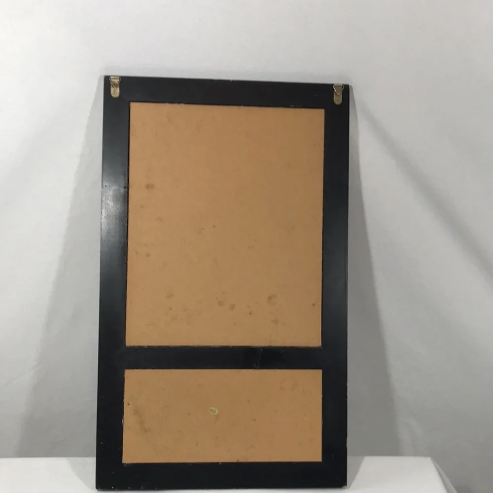 Wooden “Family” Cut-Out Decorative Hanging Mirror